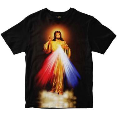 Imagem de Camiseta Religiosa Jesus Misericordioso Msu037 - Rainha Do Brasil