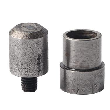 Imagem de 2Pcs Heavy Duty Metal Grommet Die Eye Hand Press Punch Machine Tool Mola Snap Botão de fixação Die para mão pressionando 14mm
