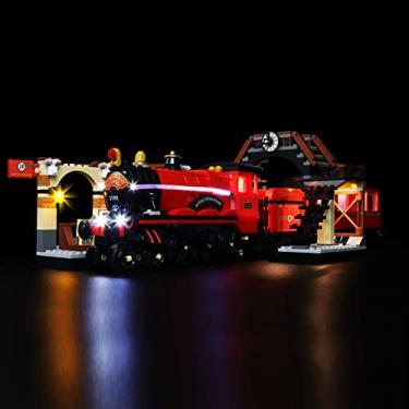 Imagem de Bourvill LED Lights Kit for Lego Harry Potter Hogwarts Express 75955 - Lights Set Compatible with Lego 75955 Building Blocks - Classic Version (Lights Kit Without Model)