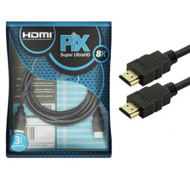 Imagem de Cabo Hdmi Gold 2.1 8K Hdr 19P 0,5M Pix - Chipsce