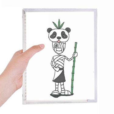 Imagem de Caderno com chapéu de Hórus e folhas soltas para diário recarregável com folhas