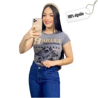 Imagem de Camiseta T-Shirt Feminina De Algodão Harley - Maf