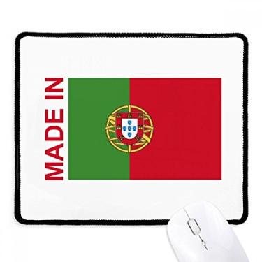 Imagem de Mouse pad antiderrapante feito em Portugal Country Love para escritório e bordas costuradas para presente