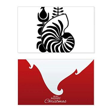Imagem de Nova Caledônia National Emblem Holiday Merry Christmas Cartões de parabéns Mensagem de Natal