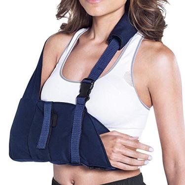 Imagem de Kestal Tipoia Velpeau Estofada Imobilizadora americana Azul, Bilateral, GG