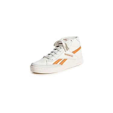 Imagem de Reebok Tênis feminino Club C Form cano alto, Giz/pêssego/laranja queimado, 35