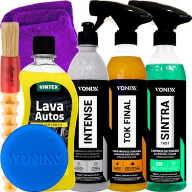Imagem de Kit Shampoo Lava Autos Cera Tok Final Sintra Fast Intense Vonixx
