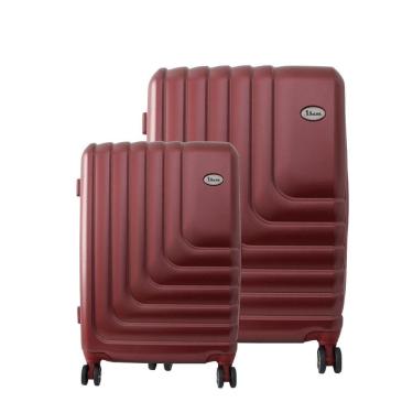 Imagem de Conjunto de Malas Abs para Viagem Expansível Ika Flex Cadeado Tsa Rodas Duplas 2pcs P/m...
