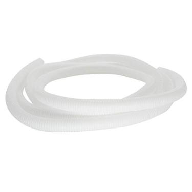 Imagem de Bettomshin 1 peça tubo corrugado conduíte de fio PP tubo de polietileno não dividido mangueira de tubo de fio flexível 20 mm diâmetro interno 25 mm diâmetro externo 4 m longo para capa de cabo líquido manga branca