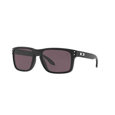 Imagem de Oakley OO9102 Holbrook Óculos de sol com conjunto de acessórios, Matte Black/Prizm Grey (9102e8), Large