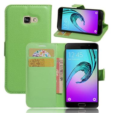 Imagem de Capa para Samsung Galaxy A3 (2017) â€“ Capa flip de couro PU de para Samsung Galaxy A3 (2017), capa de proteção de telefone estilo empresarial, capa com [compartimentos para dinheiro e