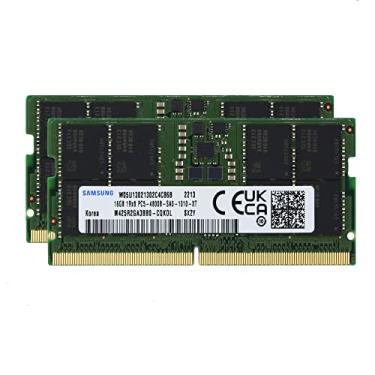 Imagem de Atualização do módulo de memória RAM para notebook Samsung 32GB (2x16GB) DDR5 4800MHz PC5-38400 1Rx8 SODIMM CL40 1.1v M425R2GA3BB0-CQK Adamanta