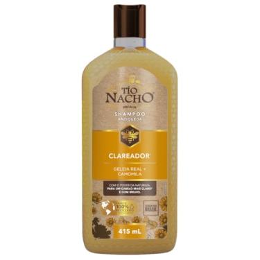 Imagem de Tio Nacho - Shampoo Clareador Antiqueda para cebelos fracos e sem brilho, 415ml, Cabelos lindos e Brilhantes