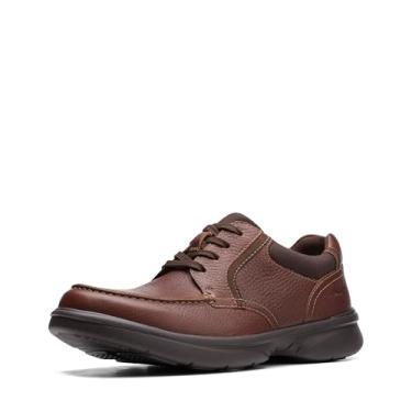Imagem de Bradley Vibe Oxford Clarks pentru bărbați, piele maronie, lățime de 9,5