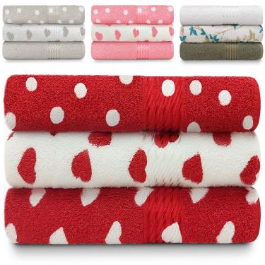 Imagem de Kit 3 Toalhas de Banho 100% Algodão Prisma Dohler Emcompre