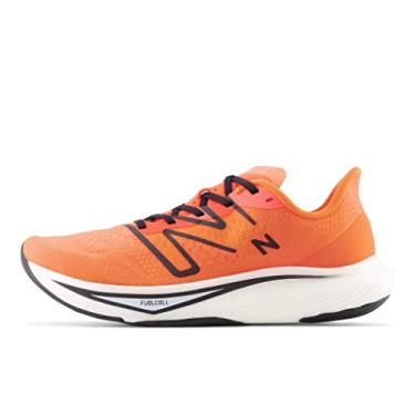 Imagem de New Balance Tênis de corrida masculino FuelCell Rebel V3, Libélula neon/preto, 5.5 Wide