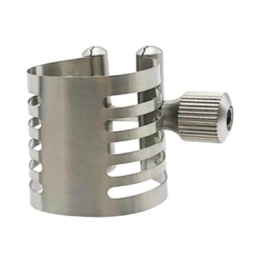 Imagem de kowaku Boquilha para Sax Ligadura Acessório para Sax aço Inoxidável Substituições Práticas e Resistentes, Sax Alto