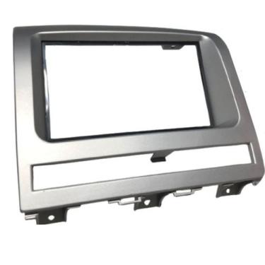 Imagem de Moldura painel multimidia palio siena strada 2 din mp5 prata 89/j2 - N