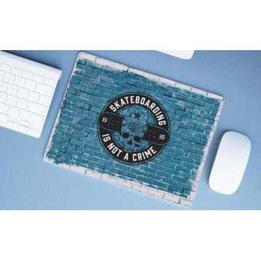 Imagem de Mouse Pad Emborrachado Personalizado Grande Skate SK8 Skateboarding - 