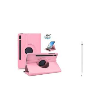 Imagem de Capa protetora giratória + Caneta touch ponta fina Para Samsung Galaxy