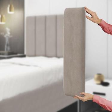 Imagem de Painel Modulado Nashira 140 Sued Aradecor, Capuccino, CASAL PADRãO