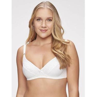 Imagem de Sutiã Sustentação Anatômico Triumph 24787 Microfibra, 50, Branco