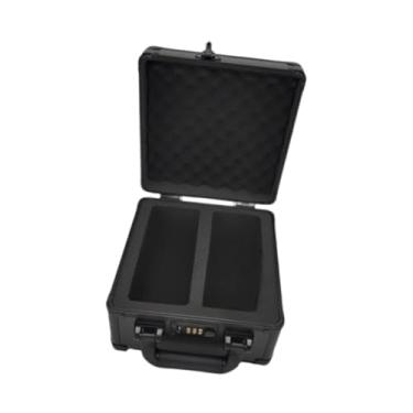 Imagem de harayaa Estojo para cartões graduados Estojo para cartões esportivos portátil com divisórias, estojo para transporte de placas de cartão, caixa de, 2 Vagas