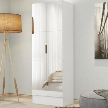 Imagem de Sapateira 2 Portas com Espelho Tokio Premium Carioca Móveis, Branco