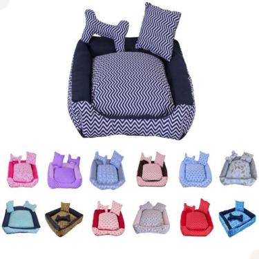 Imagem de Kit Cama Caminha Pet Para Cachorro Lavável  Tamanho GG - Confortpet, C