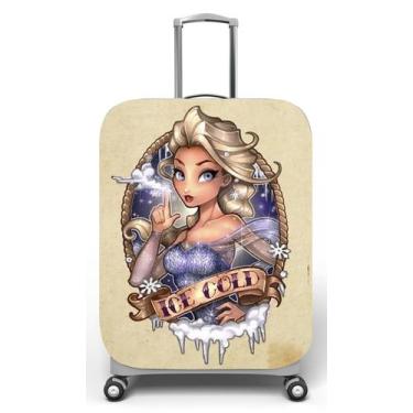Imagem de Capa para mala de viagem M, medidas max C40x A59 x P27cm Rainha do Gel