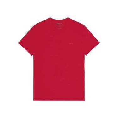 Imagem de Camiseta Básica Manga Curta Masculina 48684 Fico Vermelha-Masculino