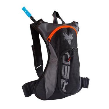 Imagem de Mochila de Hidratação Red Dragon Evolution 2L - Preto/Laranja