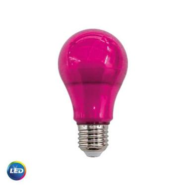 Imagem de Lampada De Led Bulbo Color 10W ROSA E27 A60 Bivolt LM755 Luminatti