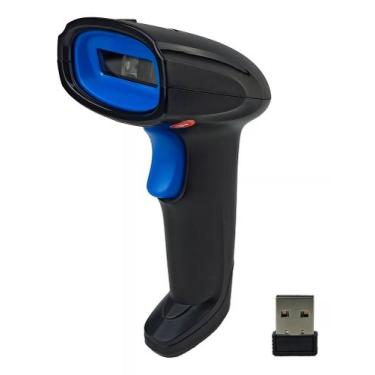 Imagem de Leitor Sem Fio Código De Barras Usb Bar Code Scanner 1d Cor Preto 110V
