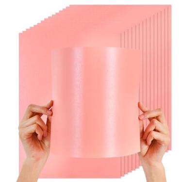 Imagem de BEISHIDA Papel para impressora A4 21,6 x 28 cm, cartão perolado rosa escuro, papel cintilante premium 250GSM para convites, Cricut, projetos de arte DIY e material escolar (30 folhas)