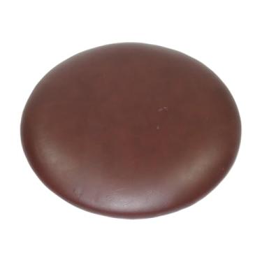 Imagem de Vokcphay Almofada redonda de couro de vinil antiderrapante à prova d'água, almofada de assento de banco de bar para oferecer conforto, almofada de cadeira durável de 30 cm