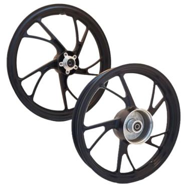 Imagem de Par Rodas Titan 150 2004-2013 fan 150 cg start 150 Pe Galinha 18 Polegadas Freio a Disco na Dianteira Liga Leve