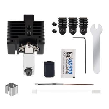 Imagem de ACROSSXD Até 500 ° C, Atualização Do Kit De Montagem Hotend Versão Deluxe Com Bicos De Aço Temperado, Alta Temperatura Compatível Com Impressora 3D Bambu Lab X1 Series