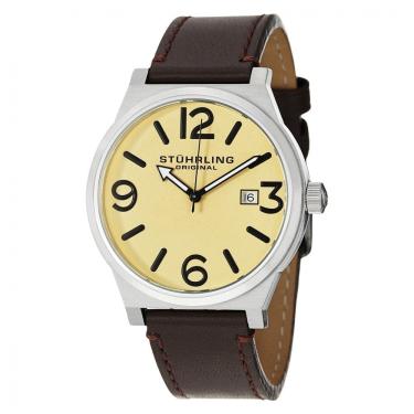 Imagem de Relógio Masculino Stuhrling Osprey 454 Quartzo 42mm, Preto