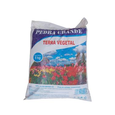 Imagem de Terra Vegetal Adubada Pedra Grande 5Kg Terra Com Composto Orgânicos