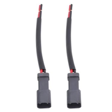 Imagem de Conectores de 2 Pinos Fios Elétricos à Prova D'água para Carros de Caminhões Barcos (Plugue masculino)