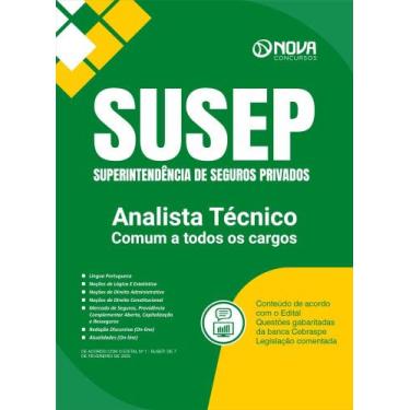 Imagem de Apostila SUSEP - Analista Técnico - Comum a Todos os Cargos - Nova Con