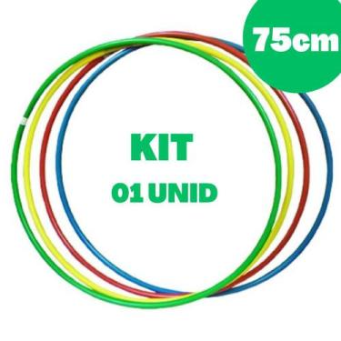 Imagem de Bambolês Arco Infantil Sortidos Coloridos 75cm - BAMBOLE