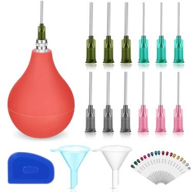 Imagem de Dandat 34 peças de ferramentas de cerâmica, aplicador de precisão de cerâmica, garrafas deslizantes, pontas de precisão de cerâmica, conjunto de ferramentas de argila de 85 g, garrafa de apertar para