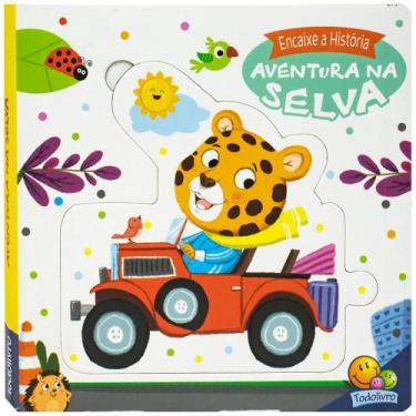 Imagem de Livro - Encaixe a História: Aventura na Selva