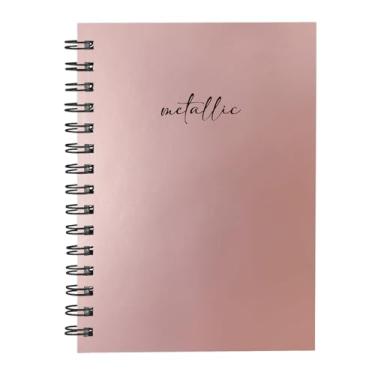 Imagem de Caderno Capa Dura Solid Metallic Rose Gold 100 Fls 14x20cm