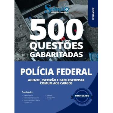 Imagem de Caderno de Questões Polícia Federal (PF) - Comum aos Cargos: Agente, E