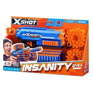 Imagem de Lançador de Dardos X-Shot Insanity Maniac Pistol 24 Dardos - Candide