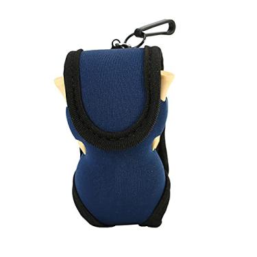 Imagem de Bolsa de bolsa de bola de golfe qanyegn, clipe de porta -bolas de bola de golfe, 3 coloras bolsas de utilitário acessórios de golfe esportivos com camisetas para golfe (Azul)