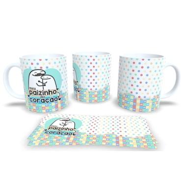 Imagem de Caneca Personalizadas Pai Te Amo – Com Frases Divertidas | Presente Criativo Dia dos Pais P34 (Meu paizinho do coração)